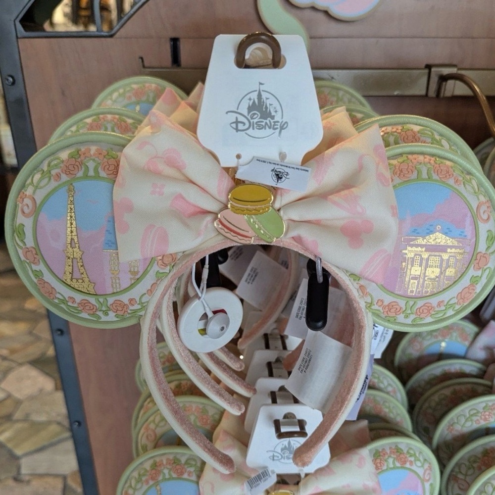 Disney Parks Minnie Mouse Ears Headband Epcot France Pavilion